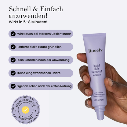 Rosely Sanft & Glatt Duo (Gesichtshaarcreme + Serum)