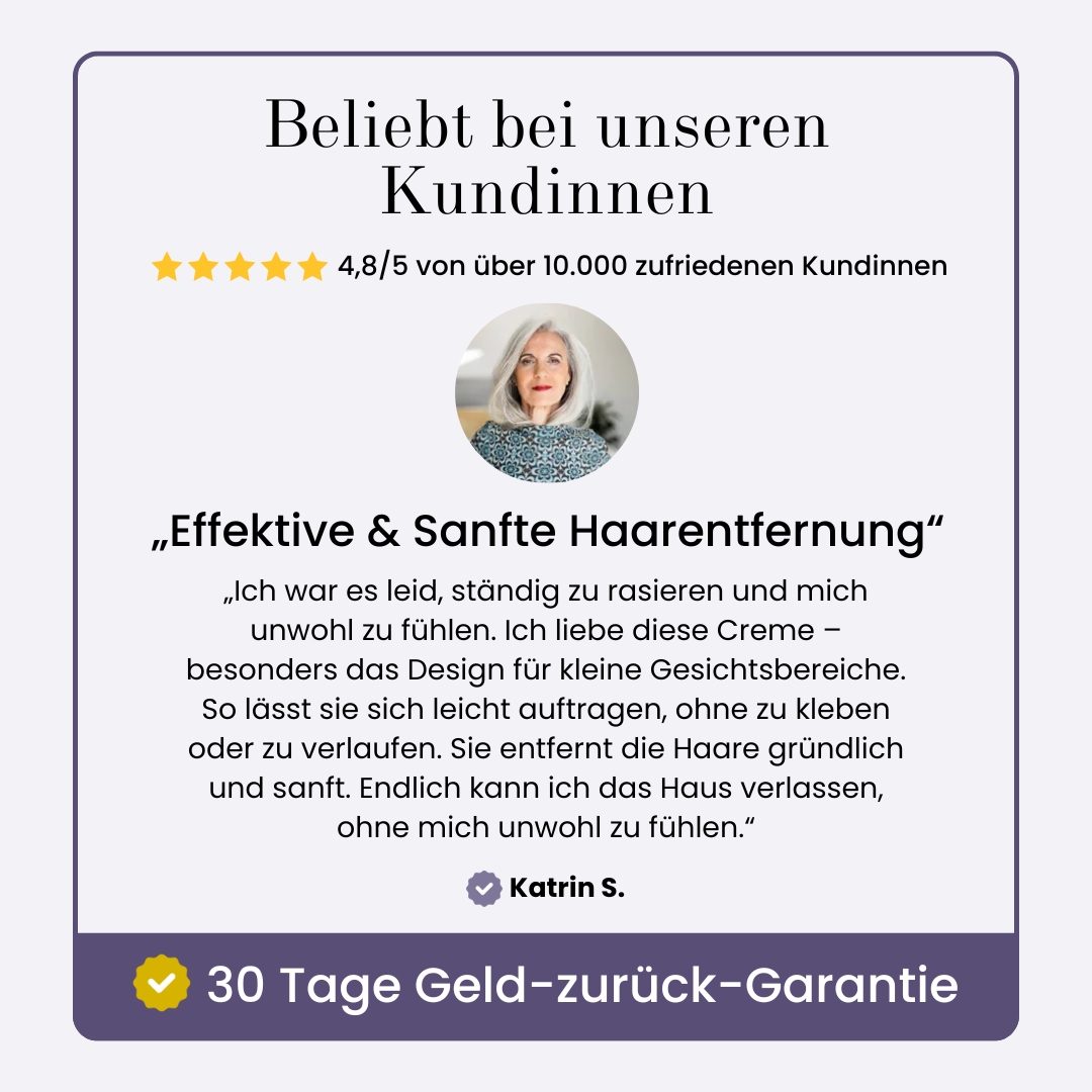 Rosely Sanft & Glatt Duo (Gesichtshaarcreme + Serum)